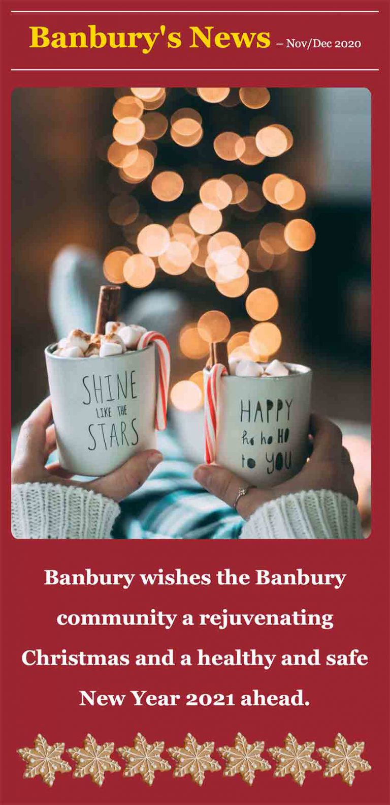 Picture of Banbury's newsletter November December 2021